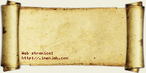 Danijela Belić vizit kartica